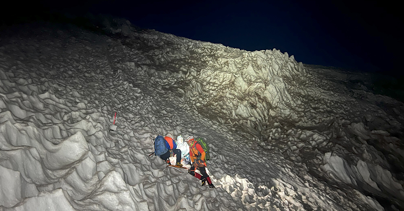Mt. Rainier's Kautz Glacier route
